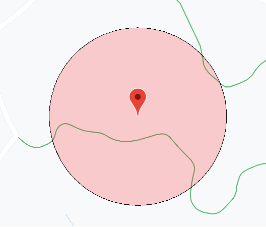 Android Google Map Accurancy Circle on Marker