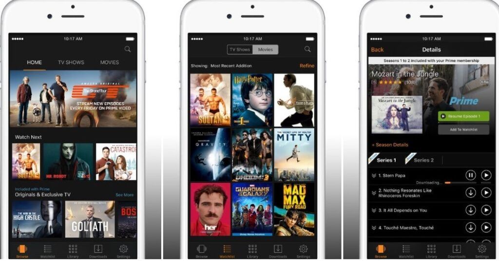 download and install Prime Video Amazon on iOS 