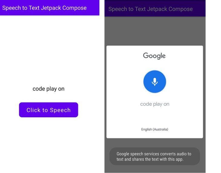 How to Convert Speech To Text in Jetpack Compose