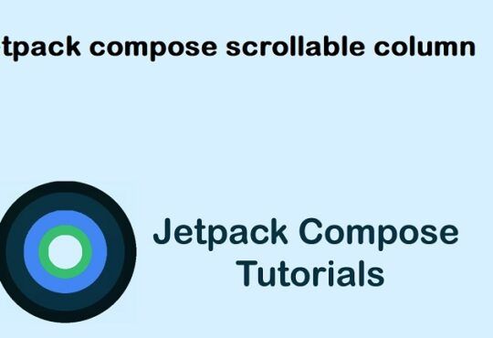 jetpack compose scrollable column