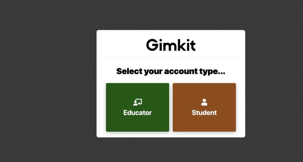 Create gimkit account