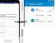 How do I view contact list and Pick contact on Android