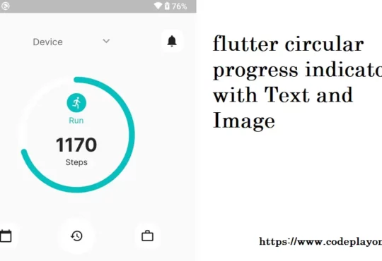flutter circular progress indicator