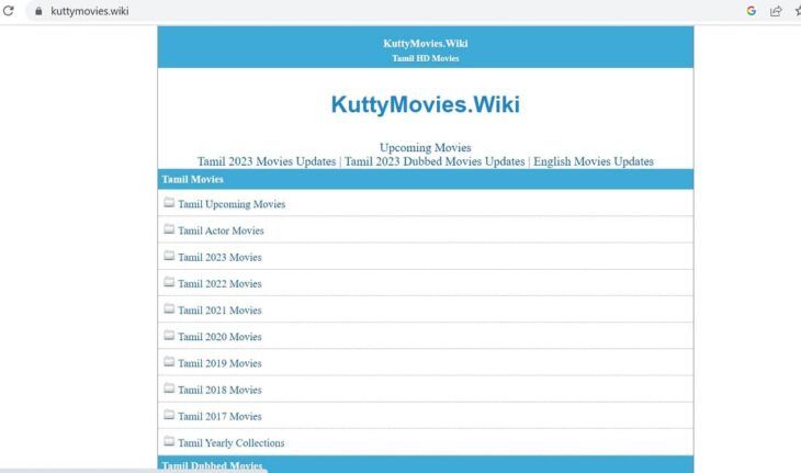 Kuttymovies 2023 Tamil HD Movies
