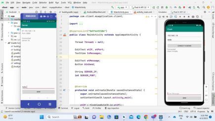 Android Iot wifi base app examples | Android Chat app example with wifi ...