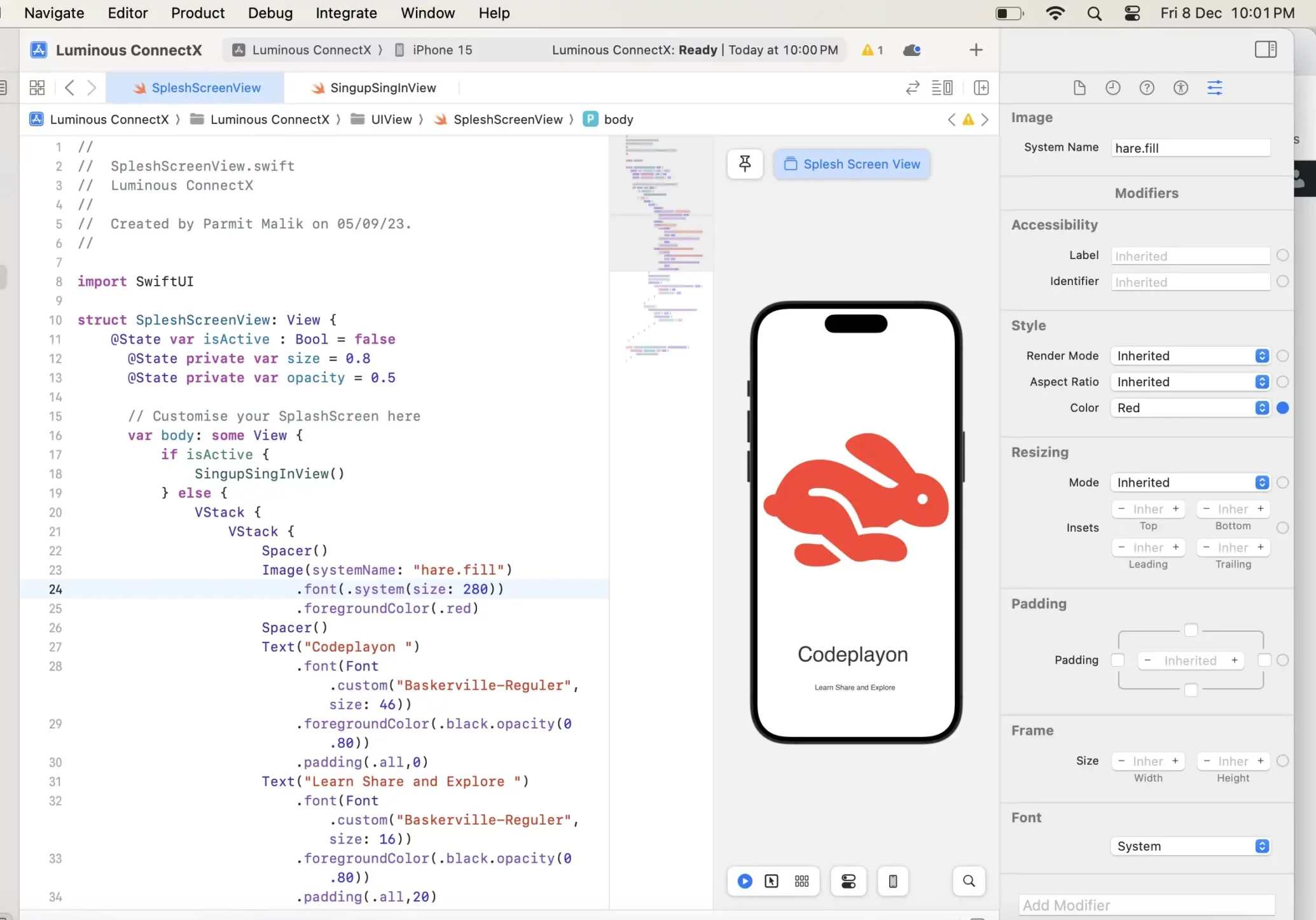 splash screen in ios swift tutorial