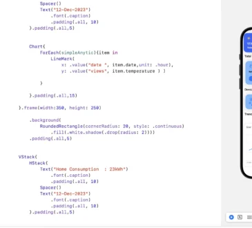 line Chart in SwiftUI using Charts API