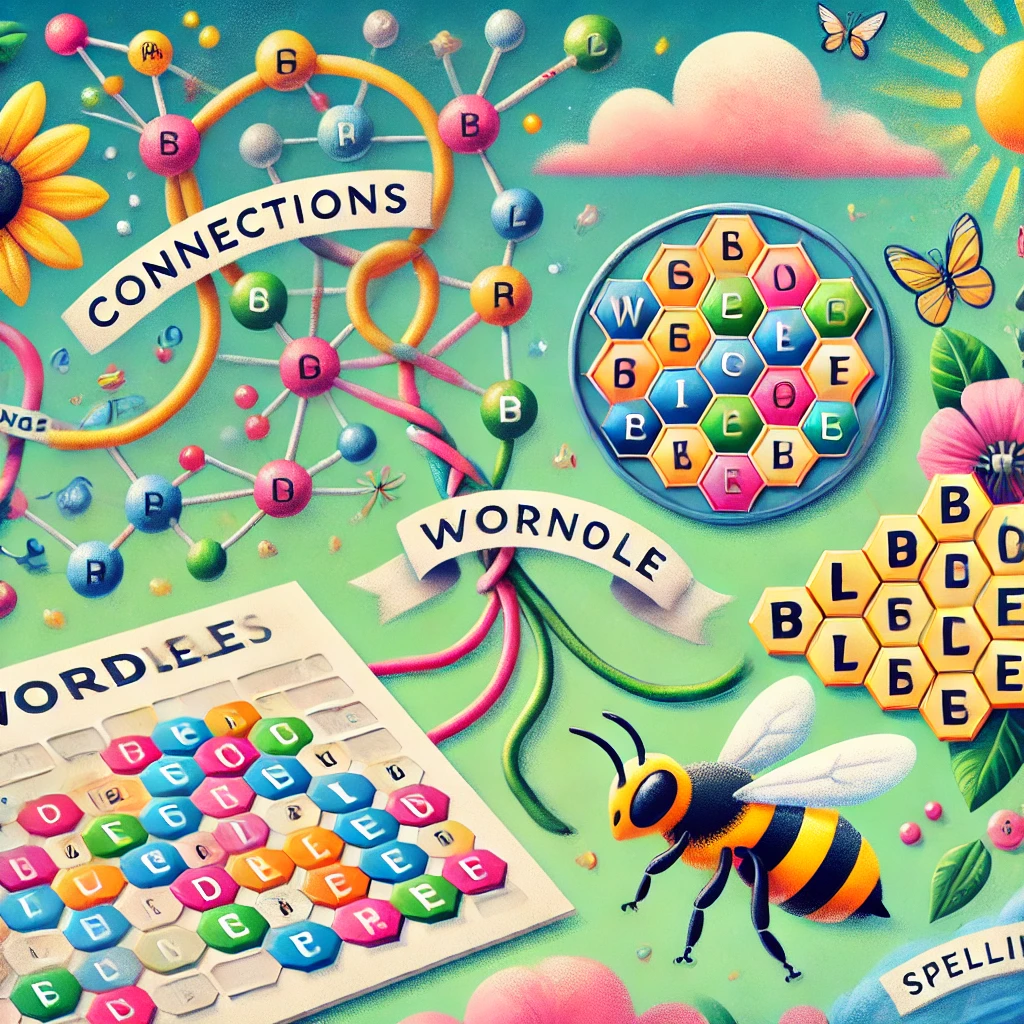 Connections vs. Strands vs. Wordle vs. Spelling Bee Forum
