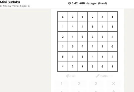 How to play linkedin mini sudoku game for fast Answers