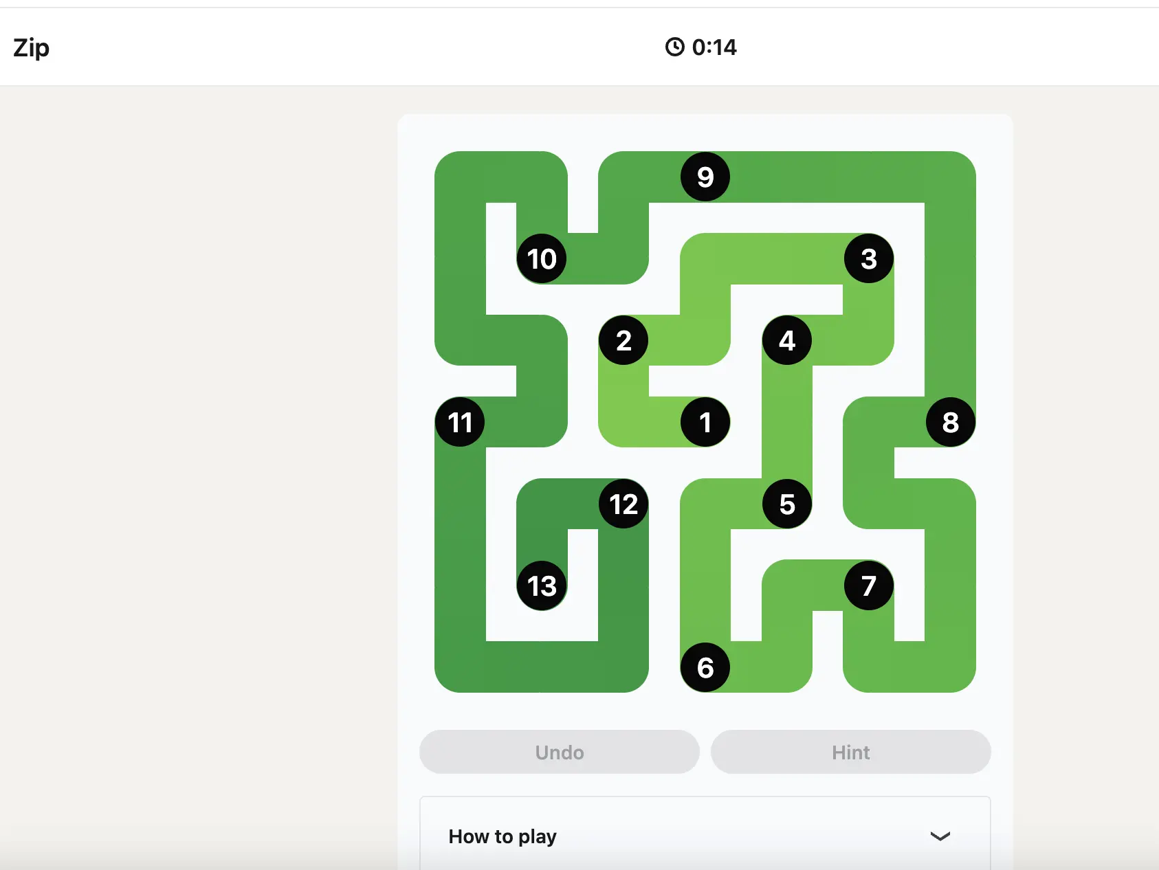 how to play linkedin zip