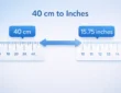 40 cm to Inches: Exact Conversion + Easy Examples