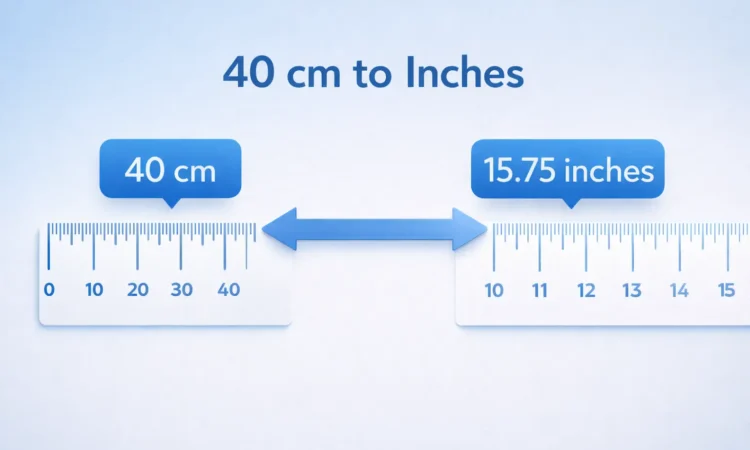 40 cm to Inches: Exact Conversion + Easy Examples