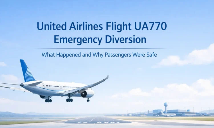 united airlines flight ua770 emergency diversion