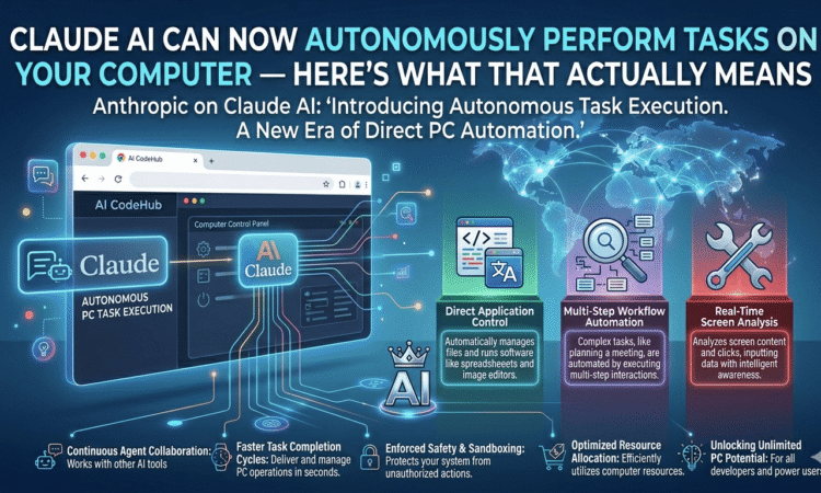 Claude AI Can Now Autonomously Perform Tasks on Your Computer — Here's What That Actually Means