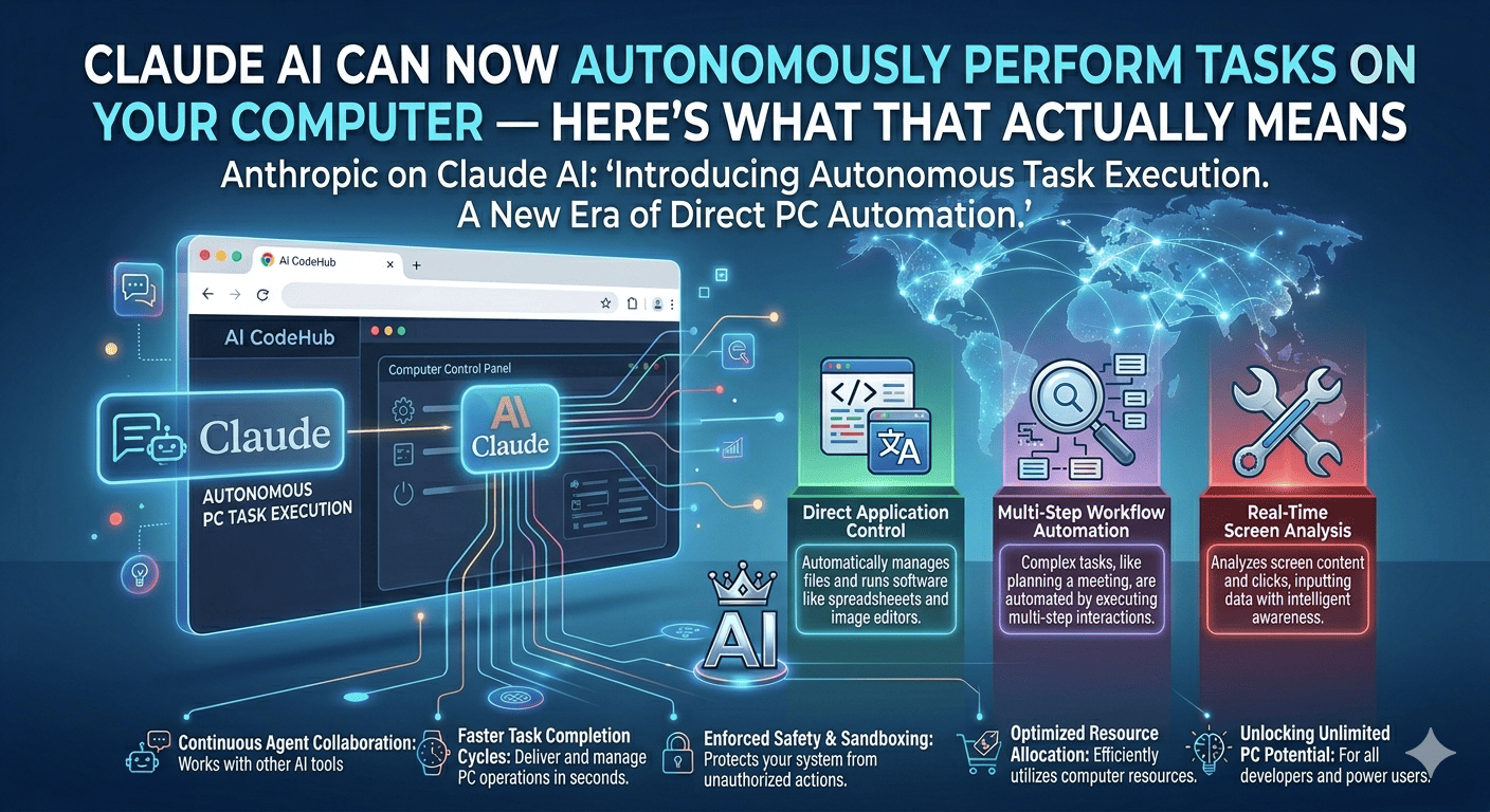 Claude AI Can Now Autonomously Perform Tasks on Your Computer — Here's What That Actually Means