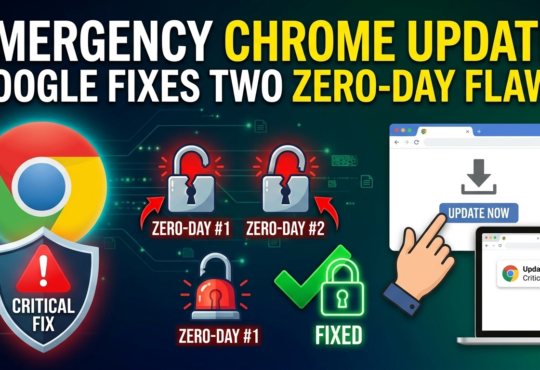 Emergency Chrome Update Google Fixes Two Zero-Day Flaws