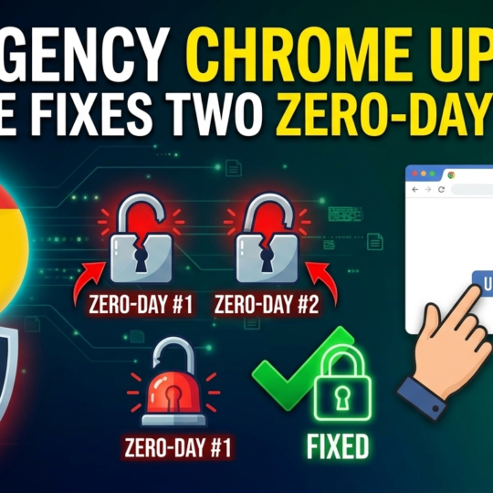 Emergency Chrome Update Google Fixes Two Zero-Day Flaws