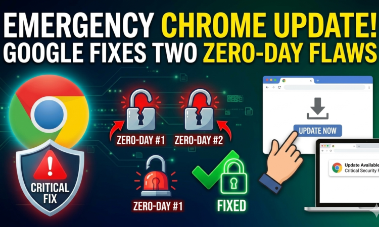 Emergency Chrome Update Google Fixes Two Zero-Day Flaws