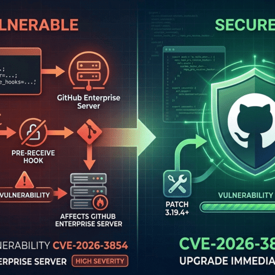 GitHub RCE CVE-2026-3854 Critical Vulnerability Fixed