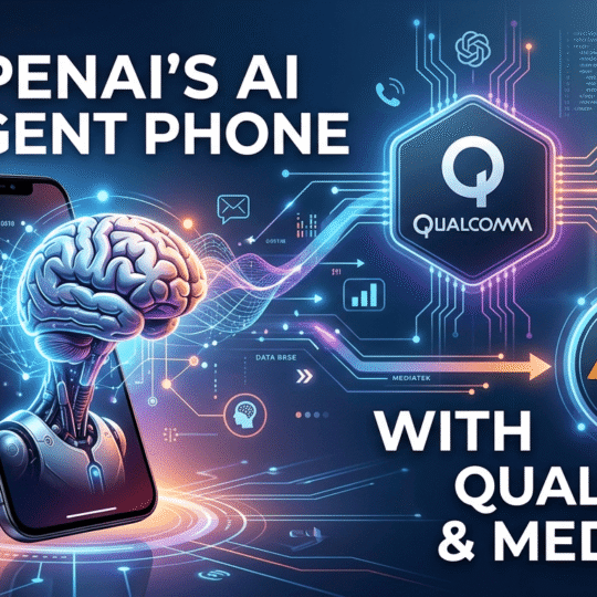 OpenAI Smartphone concept with Qualcomm and MediaTek chip 2028