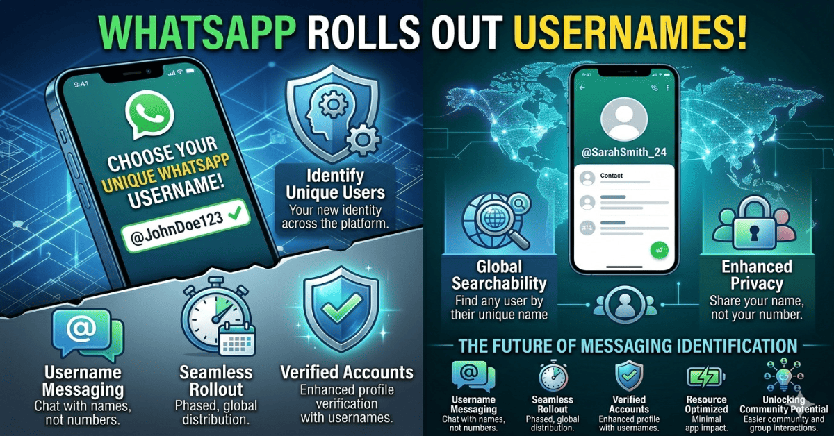 WhatsApp Username Feature 2026