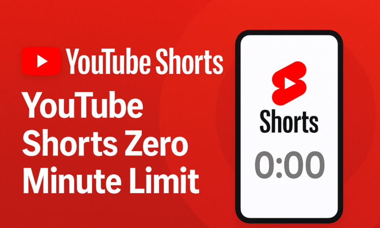 YouTube Shorts zero minute limit